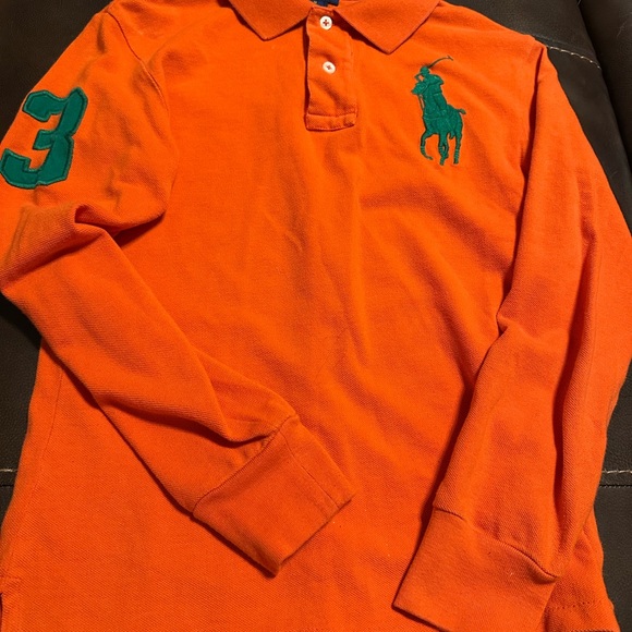 Polo by Ralph Lauren Bright Orange Polo Shirt - Bin 9 - Picture 1 of 2